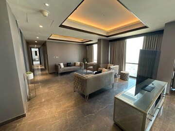 Living Room in 5 BHK Apartment at Lodha Trump Tower, Worli – for Rent