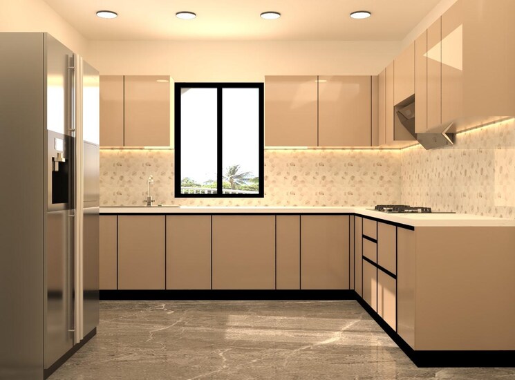 Kitchen, arsha-madhav-greens 3 Bedroom 1901 Sq.Ft. Villa In Gomti Nagar Lucknow 8351495