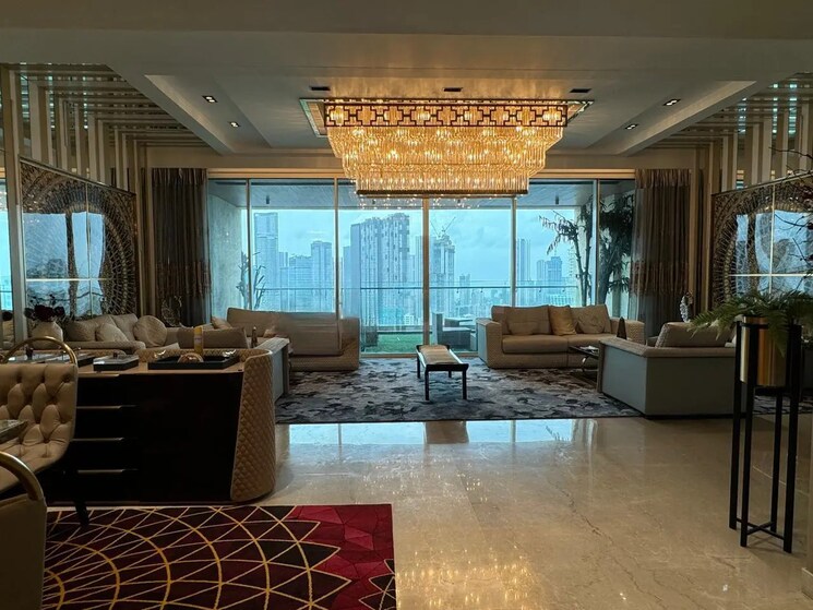 Living Room, avighna-one-avighna-park 5 Bedroom 4800 Sq.Ft. Apartment In Lower Parel Mumbai 8351534