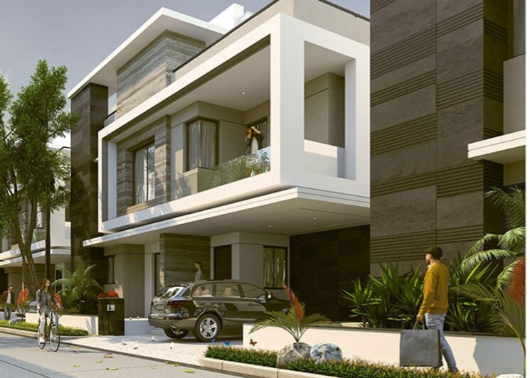Exterior View, rajapushpa-serene-dale 4 Bedroom 3405 Sq.Ft. Villa In Tellapur Hyderabad 8351616