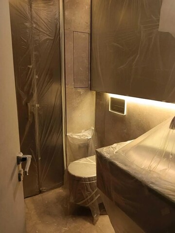 Bathroom in 3 BHK Apartment at Lodha World Crest, Worli – for Rent