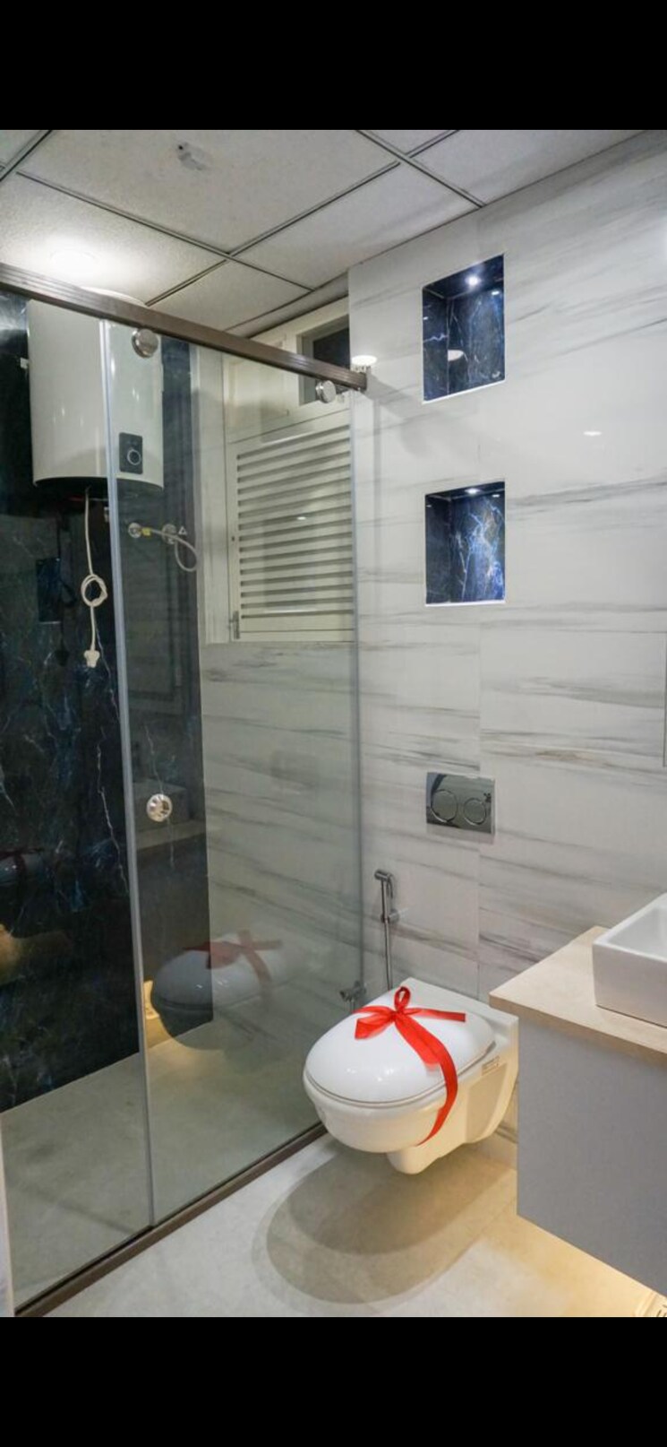 Bathroom, trishla-city 3 Bedroom 1800 Sq.Ft. Apartment In Patiala Road Zirakpur 8351821