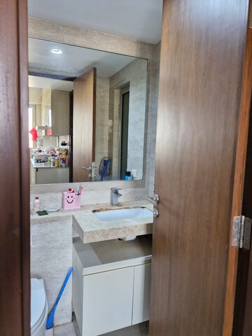 Bathroom in 1 BHK Apartment at Hiranandani Zen Maple, Powai – for Rent