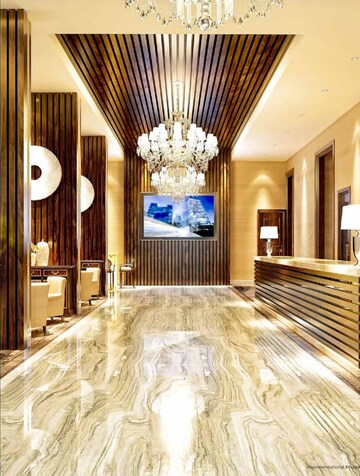 Building Lobby in 3 BHK Apartment at Runwal Codename Rare, Andheri West – for Sale