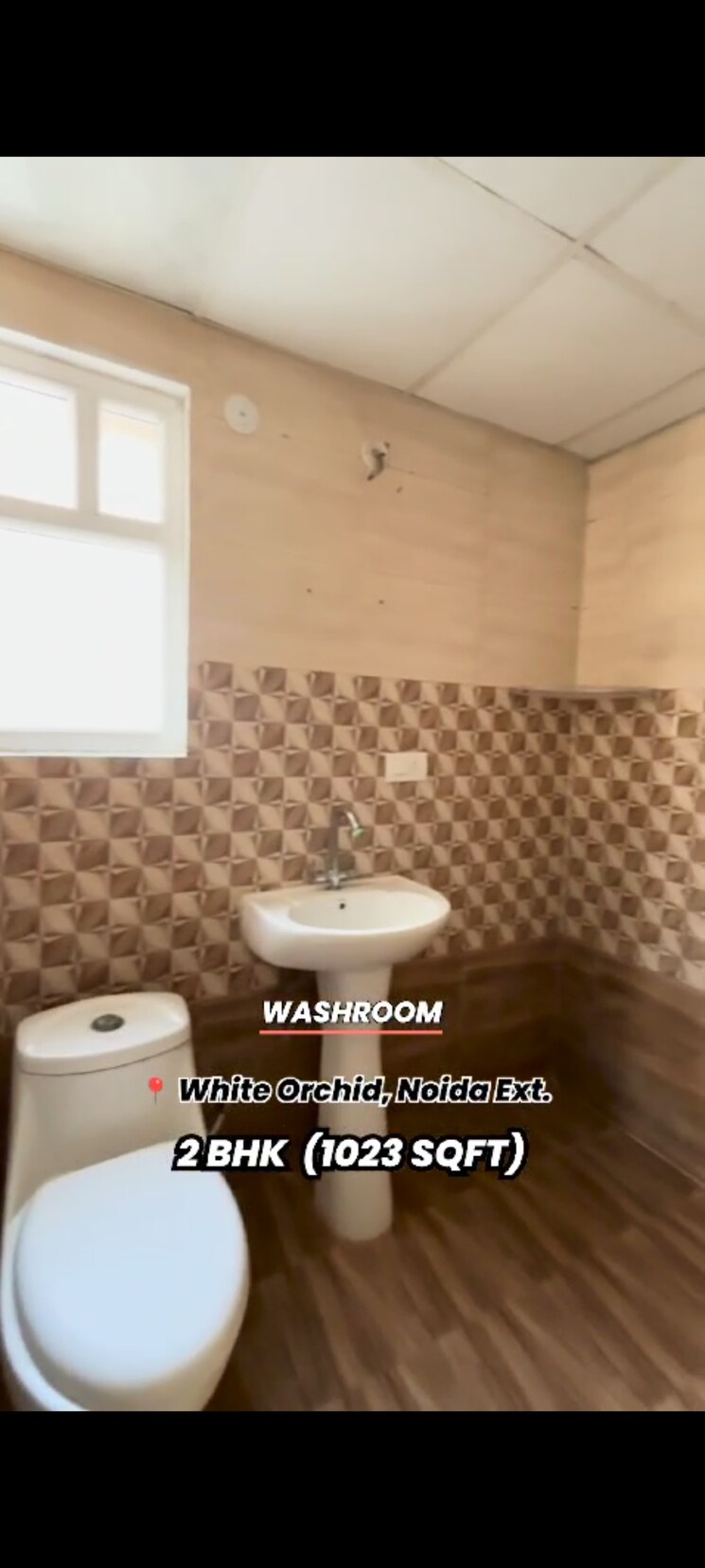 Bathroom, white-orchid 2 Bedroom 1023 Sq.Ft. Apartment In Sector 84 Noida 8352189