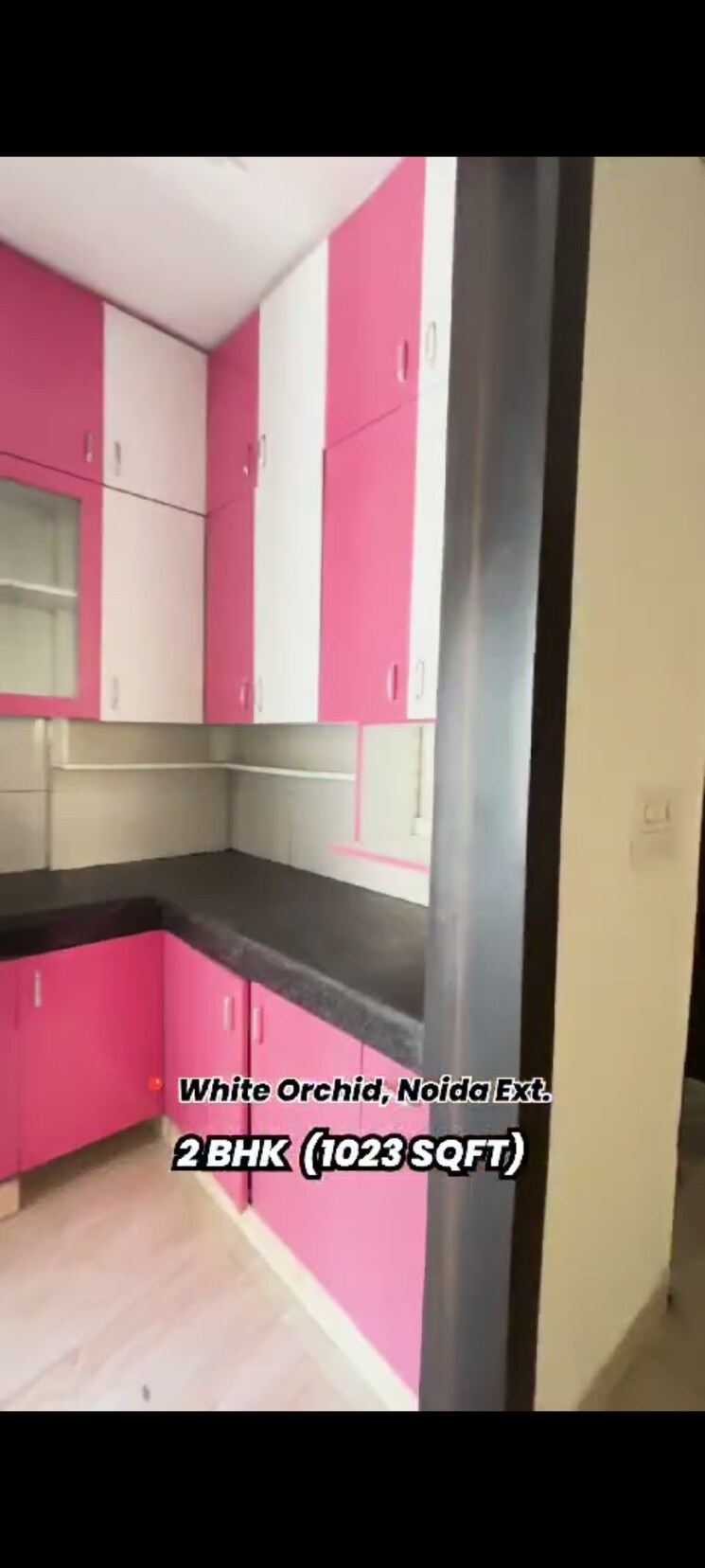 Kitchen, white-orchid 2 Bedroom 1023 Sq.Ft. Apartment In Sector 84 Noida 8352189