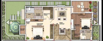 Floor Plan in 5 BHK Apartment at MIMS Habitat, Hennur Road – for Sale