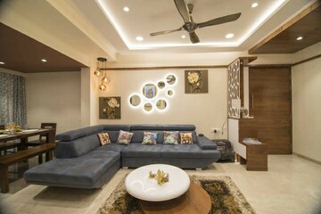 Living Room in 3 BHK Apartment at Omkar Veda Exclusive, Parel – for Rent