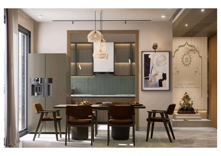 Kitchen, sector 8 dwarka 3 Bedroom 210 Sq.Yd. Builder Floor In Sector 8, Dwarka Delhi 8352311