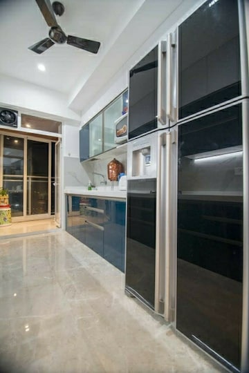 Kitchen in 3 BHK Apartment at Omkar Veda Exclusive, Parel – for Rent