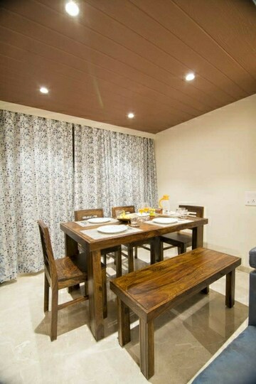 Living Room in 3 BHK Apartment at Omkar Veda Exclusive, Parel – for Rent