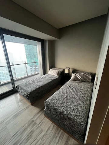 Bedroom in 4 BHK Apartment at Lodha World View, Worli – for Rent