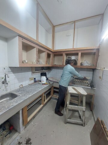 Kitchen in 2 BHK Builder Floor at Derawal Nagar – for Rent