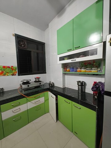 Kitchen in 1 BHK Apartment at Smruti CHS Charai, Charai – for Rent