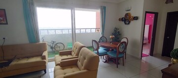 Living Room in 3 BHK Apartment at Prestige Lakeside Habitat, Varthur – for Rent