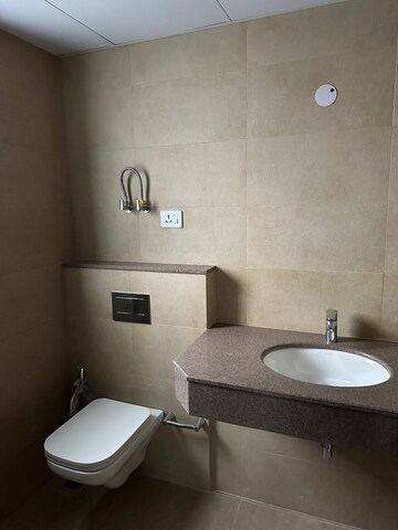 Bathroom in 3 BHK Apartment at Shapoorji Pallonji Joyville Gurgaon, Sector 102 – for Rent