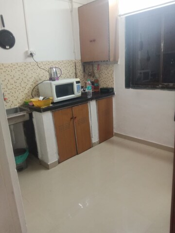 Kitchen in 1 RK Apartment at Gokuldham CHS Goregaon, Goregaon East – for Rent