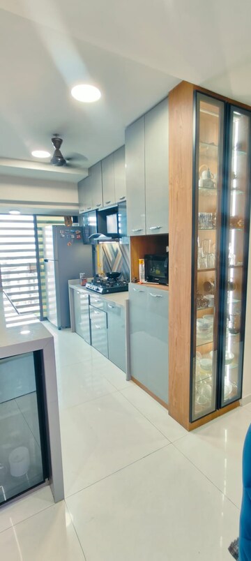 Kitchen in 3 BHK Apartment at Rustomjee Global City, Virar West – for Sale