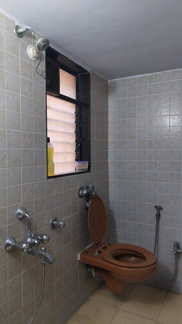 Bathroom in 1 BHK Apartment at Atul Blue Empire, Kandivali West – for Rent