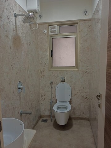 Bathroom in 2 BHK Apartment at Chandak Cornerstone, Worli – for Rent