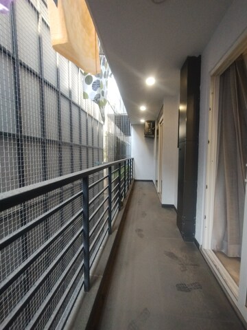 Balcony in 3 BHK Builder Floor at Ansal Sushant Lok I, Sector 43 – for Rent