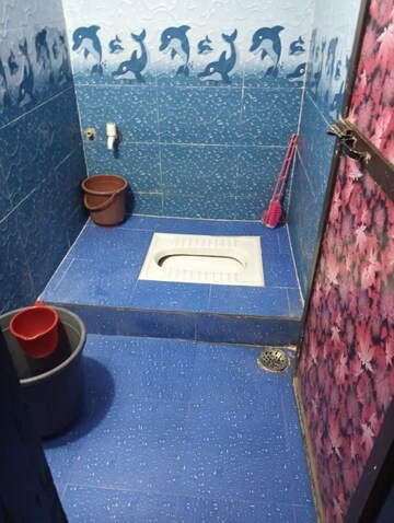 Bathroom in 1 RK Independent House at Wagle Industrial Estate – for Rent