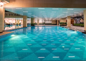 Swimming Pool in 3 BHK Apartment at My Home Bhooja, Hi Tech City – for Rent