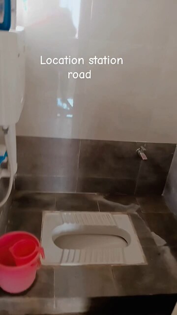 Bathroom in 2 BHK Apartment at Railway Station – for Rent