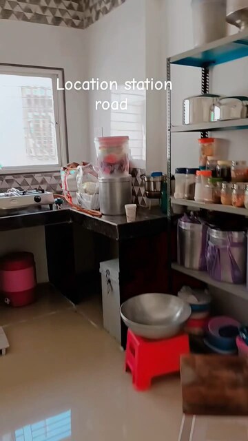 Kitchen in 2 BHK Apartment at Railway Station – for Rent