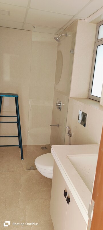 Bathroom in 3 BHK Apartment at Piramal Vaikunth, Balkum Pada – for Rent