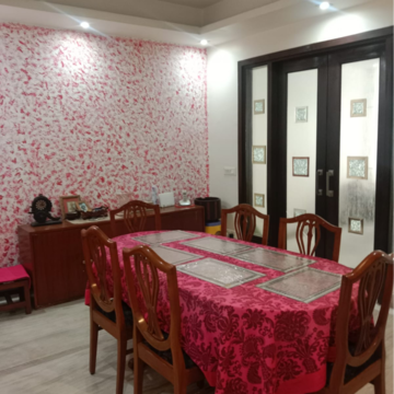 Living Room in 3 BHK Builder Floor at Pamposh Enclave – for Rent