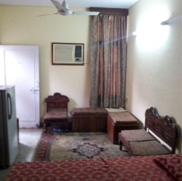 Bedroom in 1 RK Builder Floor at New Friends Colony – for Rent