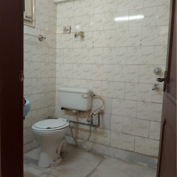 Bathroom in 3 BHK Builder Floor at Kalkaji – for Rent