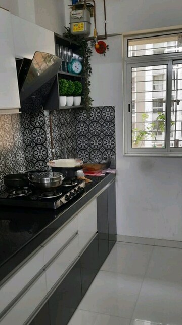 Kitchen in 1 BHK Apartment at Lodha Amara, Kolshet Road – for Rent