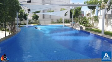 Swimming Pool in 3 BHK Apartment at Aparna Aura, Banjara Hills – for Rent