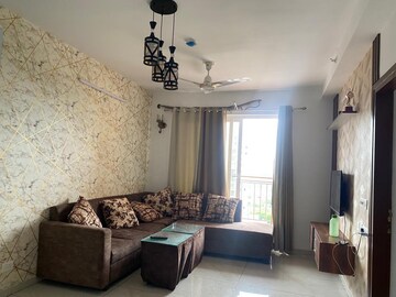 Living Room in 3 BHK Apartment at Rishita Manhattan, Gomti Nagar – for Rent
