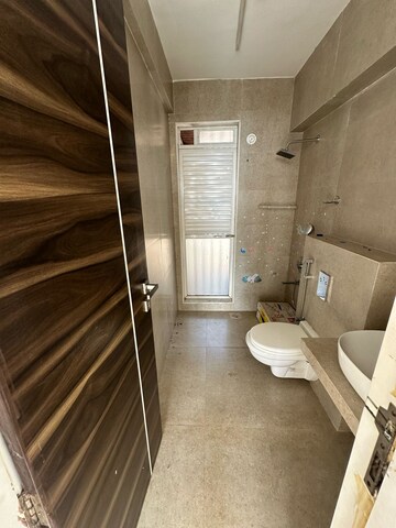 Bathroom in 3 BHK Apartment at Satyam Imperial Heights, Ghansoli – for Rent