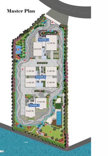 Master Plan in 4 BHK Apartment at Sri The Marquise, Kokapet – for Sale