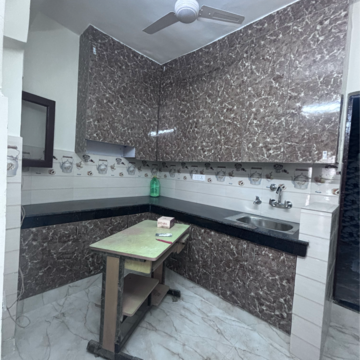 Kitchen in 2 BHK Builder Floor at Saket – for Rent