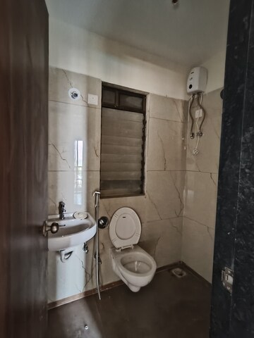 Bathroom in 1 BHK Apartment at Raunak City, Kalyan West – for Rent