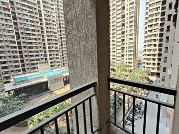 Balcony in 1 BHK Apartment at Raunak City, Kalyan West – for Rent
