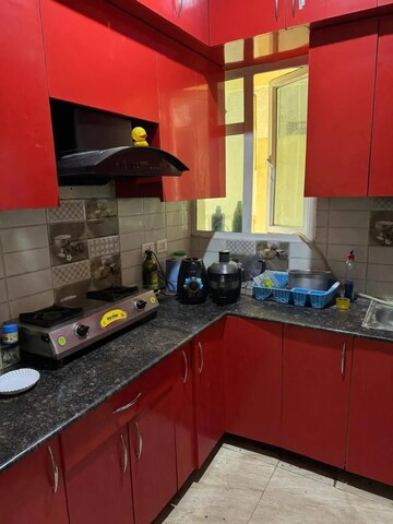 Kitchen in 3 BHK Apartment at Gaur City 2 - 16th Avenue, Sector 16c Greater Noida – for Rent