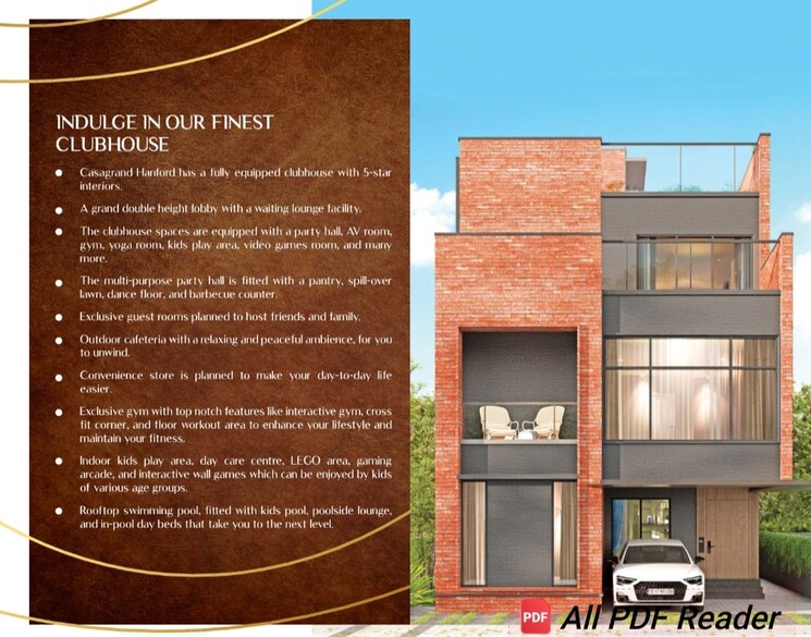 Exterior View, casagrand-windsor-court 4 Bedroom 4527 Sq.Ft. Villa In Malikdanguda Hyderabad 8354530