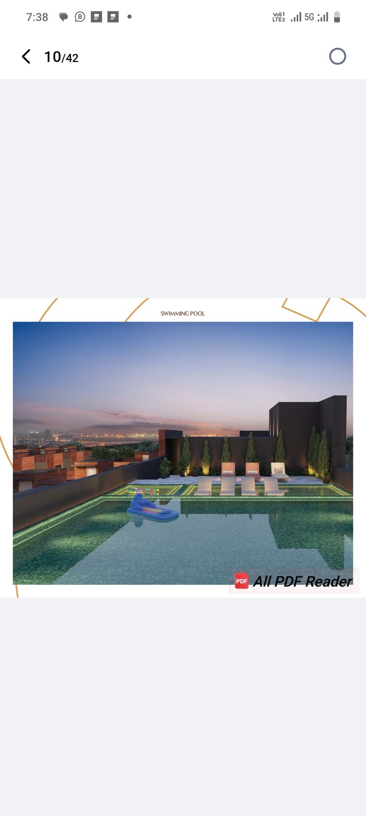 Swimming Pool, casagrand-windsor-court 4 Bedroom 3864 Sq.Ft. Villa In Malikdanguda Hyderabad 8354531