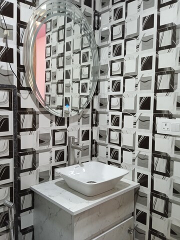 Bathroom in 1 BHK Apartment at Mahavir Enclave 1 – for Sale