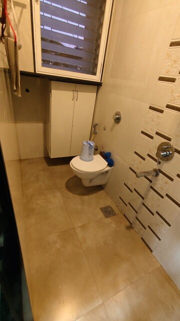 Bathroom in 2 BHK Apartment at Lodha Amara, Kolshet Road – for Rent