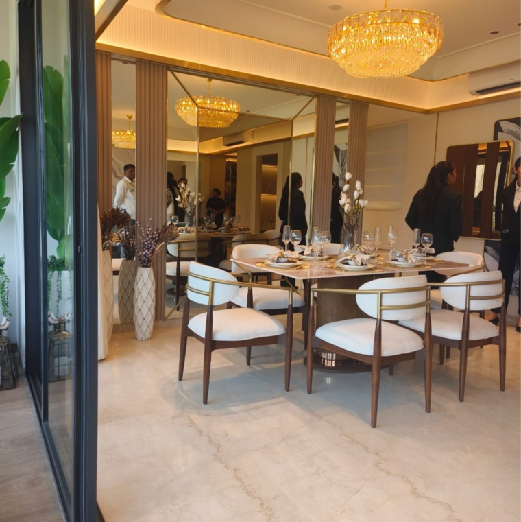 Living Room, lodha-palava-serenity-b 3 Bedroom 1200 Sq.Ft. Apartment In Taloja Bypass Road Thane 8354664