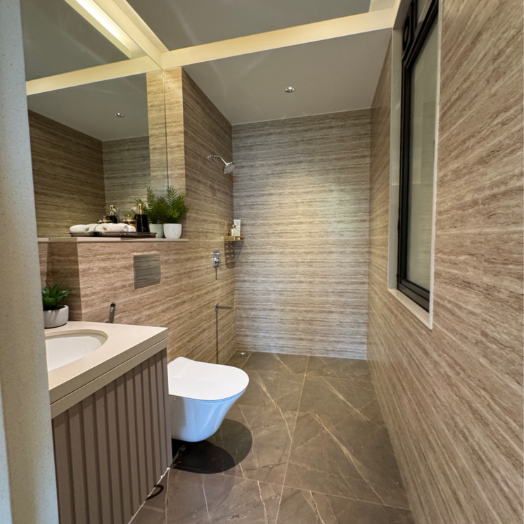 Bathroom, lodha-palava-serenity-b 3 Bedroom 1200 Sq.Ft. Apartment In Taloja Bypass Road Thane 8354664