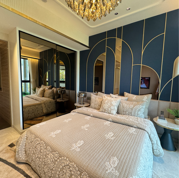 Bedroom, lodha-palava-serenity-b 3 Bedroom 1200 Sq.Ft. Apartment In Taloja Bypass Road Thane 8354664