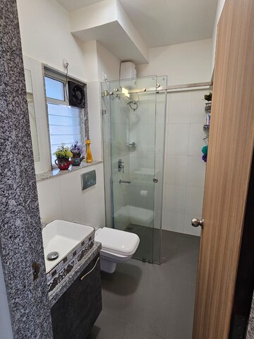 Bathroom in 2 BHK Apartment at Godrej City Panvel Phase 1, Poyanje – for Rent